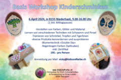 Workshop offering (dates): Kinderschminken Basis Workshop