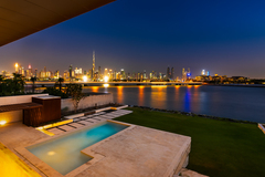 POA: Ultra-Luxury Bulgari Mansion with Burj Khalifa and Sea Views