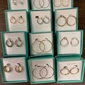 Buy Now: 40 pairs-Asst. Earrings in Tiffany Blue Gift Boxes-$15 retail-$2.