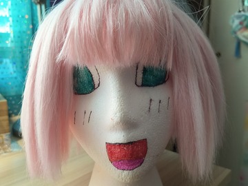 Selling with online payment: Pink Cosplay Wig