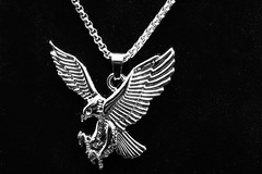 Comprar ahora: 70Pcs Vintage Eagle Pendant Necklace