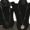Buy Now: 50 sets-Designer Name Gunmetal Necklace & Earring Sets-$1.99 est