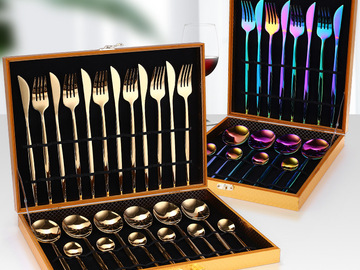 Buy Now: Luxury Cutlery Set 24 Pcs