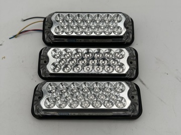 Selling with online payment: - LED Warning Lights Surface Mount - (Pack of 3) AMBER