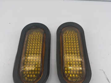Selling with online payment: Pair Of Whelen 5G Series 6” Grommet Mounted Amber Warning Lights