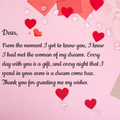 Selling: Love letter from your future spouse 