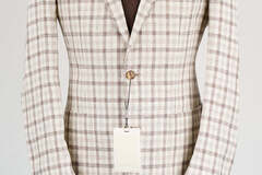Selling with online payment: [EU] NWT Suitsupply light brown checked jacket, size 38R
