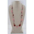 Buy Now: One Dozen Coral Color Shell Station Necklaces #N2354