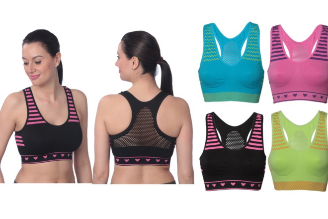 Women's Sports Bras Breathable Assorted Stipes Sizes S-XL 48/lot -  Simplelots Wholesale Liquidation