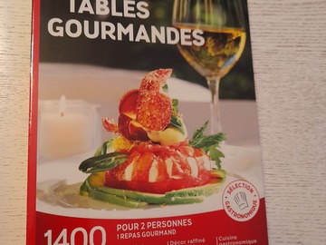 Vente: Coffret Wonderbox "Tables gourmandes" (59,90€)