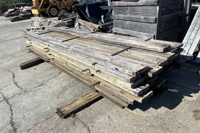 2” x 8” x 12' Reclaimed Old Growth Redwood Boards - Pacific
