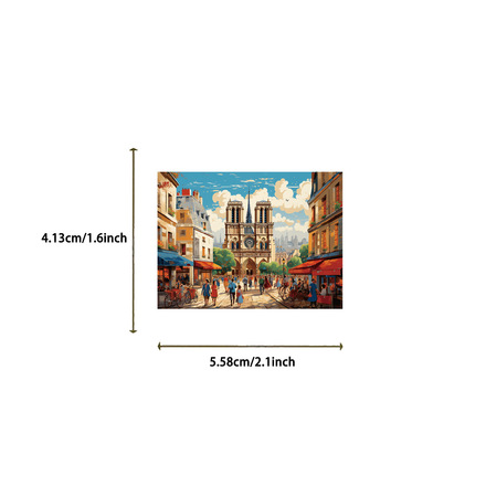 500pcs - European Architectural Graffiti DIY Waterproof Stickers