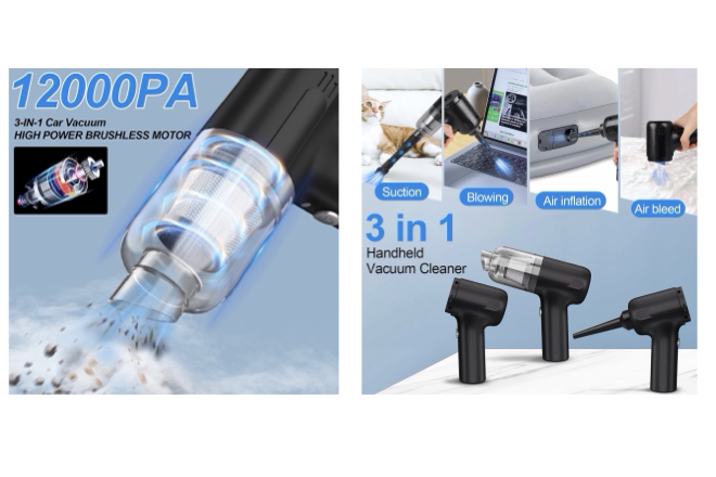 Wireless High-Power Mini Car & Home Vacuum Cleaner 