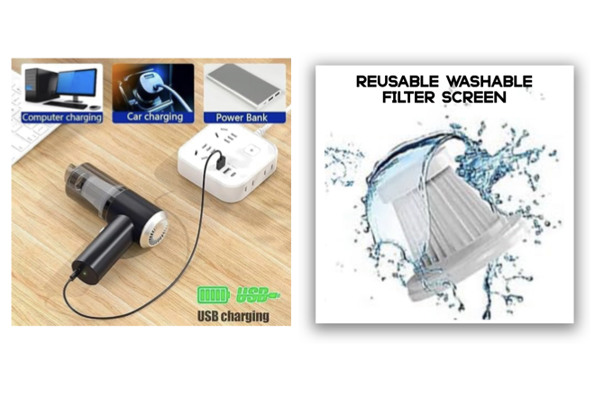 Wireless High-Power Mini Car & Home Vacuum Cleaner 