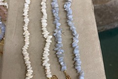 Buy Now: 25 pc-Gemstone Nugget Necklaces-14KT Gold Clasps-$5 ea