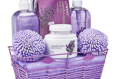 Buy Now: Bath Body Gift Basket Multi Piece Set - Lavender