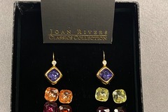 Comprar ahora: 25 sets Joan Rivers Interchangable Earrings-Goldtone $3.99set