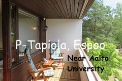 Annetaan vuokralle: Furnished top floor 33m² studio+10m² balcony near Aalto Uni