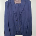 Selling with online payment: [EU] NWT Suitsupply mid blue unconstructed silk suit, size 36R