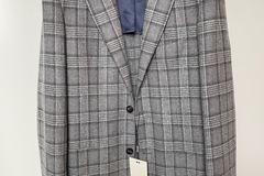 Selling with online payment: [EU] NWT Suitsupply grey Glen check jacket, size 38L