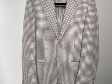 Selling with online payment: [EU] Suitsupply beige houndstooth jacket, size 36R