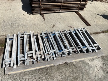 Selling: Reclaimed Vintage Aluminum Rack/Brace Pieces