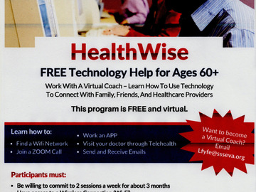 Looking for volunteers: Healthwise TEchnology Program for seniors 60+