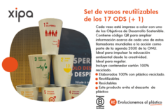 Radar: Set Vasos reutilizables con ODS