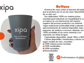 Venta: Re-vasos | Vasos reutilizables