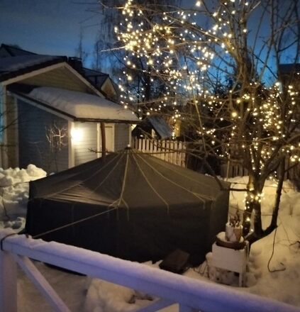 Kaminallisia telttoja,  pj teltta , ryhmäteltta , kotateltta jne