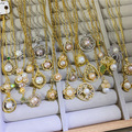 Comprar ahora: 50pcs Pearl necklace zircon clavicle chain