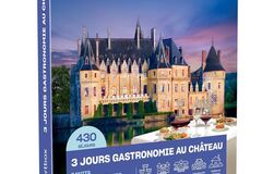 Vente: Coffret Smartbox "3 jours gastronomie au château" (239,90€) 