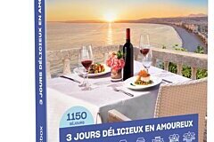 Vente: Coffret Smartbox "3 jours délicieux en amoureux" (179,90€)