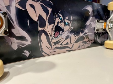 Selling with online payment: Eren Yeager Skateboard