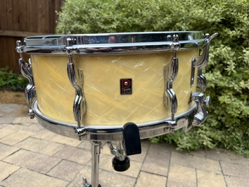 Selling with online payment: Premier Super Ace 5.5x14 snare 1958