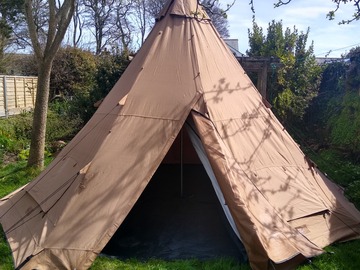 Hiring Out (per day): Tipi Tents (up to 4 available)