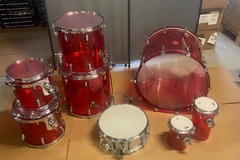 Selling with online payment: RL Drums red acrylic 