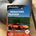Vente: Coffret Wonderbox "Sensations Pilotage" (99,90€)