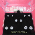 Buy Now: Cubic Zirconia Boxed Earrings - Five Pair