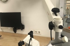 Gebruikte apparatuur: Labomed Prima DNT microscoop 