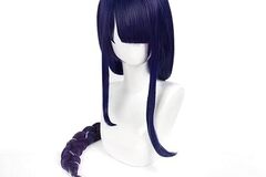 Selling with online payment: Genshin Impact Raid Shogun Cosplay Wig!