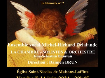 Offering: Concert Vivaldi / Telemann le 14 juin 2024