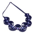 : Purple Ribbon Necklace