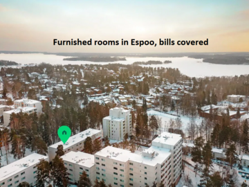 Annetaan vuokralle: furnished room in Espoo, bills covered