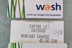 Vente: Cartes Total Wash (84€)