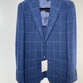 Selling with online payment: [EU] NWT Suitsupply mid blue window pane jacket, size 38R