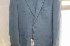 Selling with online payment: [EU] NWT Suitsupply blue cotton linen suit, size 36R