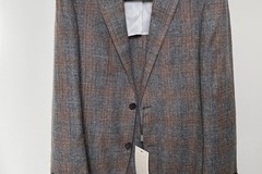 Selling with online payment: [EU] NWT Suitsupply grey and brown check jacket, size 36R