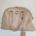 Renting out with online payment: Authentic YSL Yves Saint laurent beige muse Leather Bag