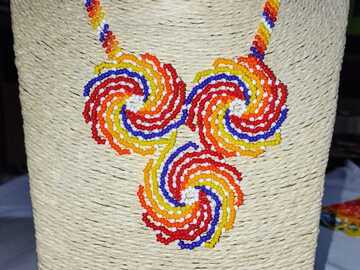 Productos : Collar espiral multicolor